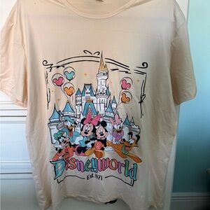 Women’s Disney printed Castle & Classic Characters Graphic Tee